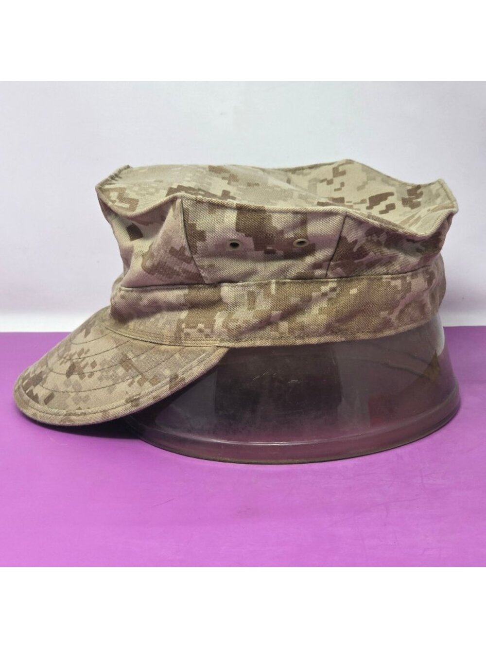 USMC Digital Camo Combat Cap Small Size Ripstop Cotton